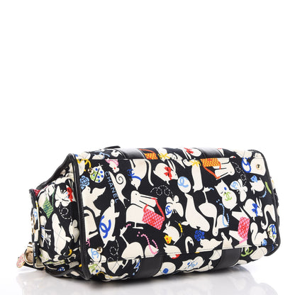 Chanel Canvas Baby Animals Diaper Bag Black 4 of 7