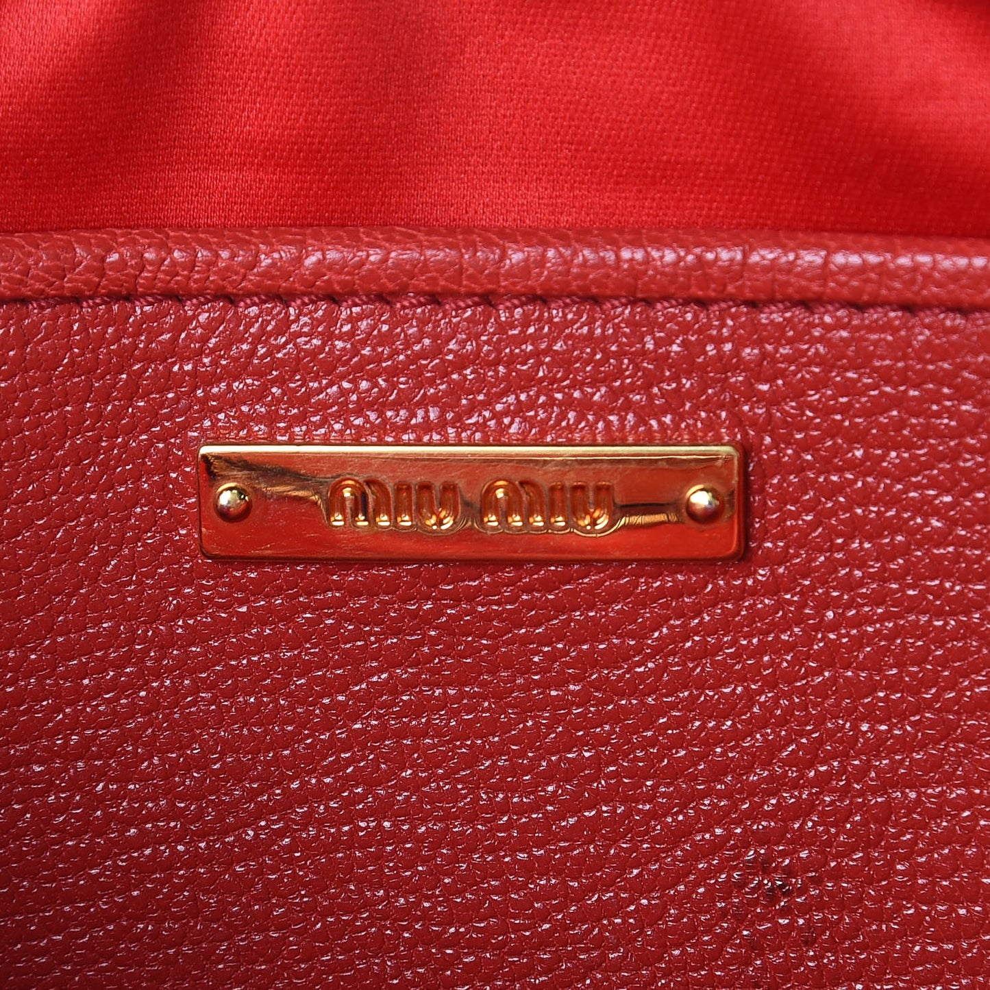 Goatskin Madras Double Zip Crossbody Bag Rosso Cielo