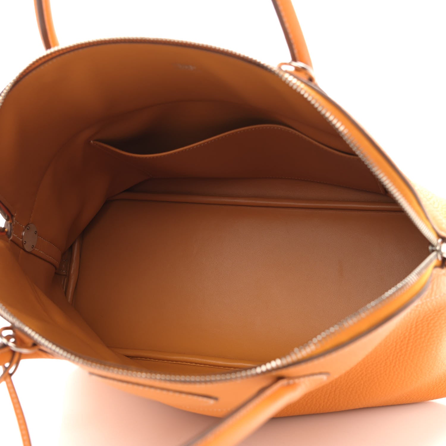 Hermes Taurillon Clemence Bolide 35 Moutarde 5 of 13