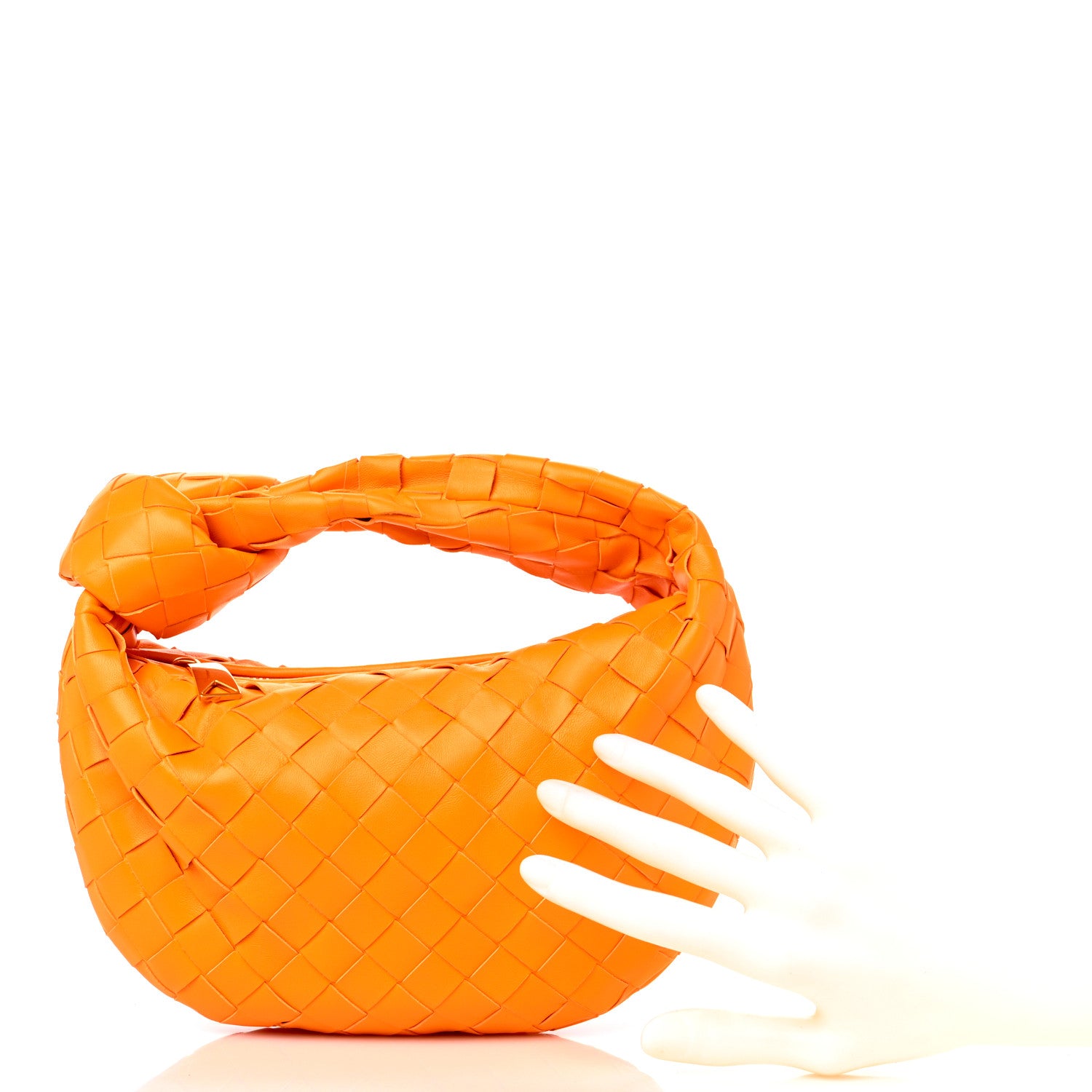 Bottega Veneta Nappa Intrecciato Mini Jodie Tangerine 2 of 9