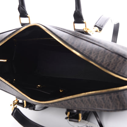Saint Laurent Toile Classic Monogram Rodeo Briefcase Black 5 of 7