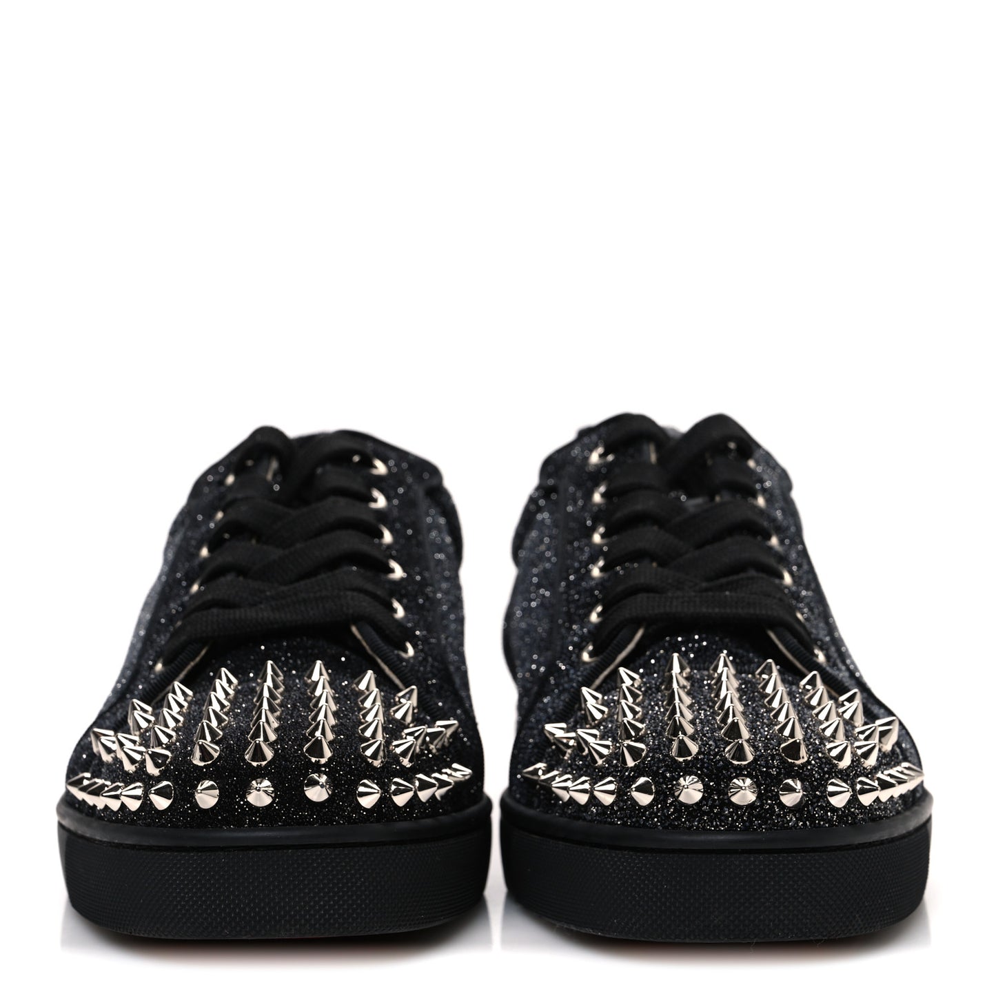 Crosta Womens Vieira Spiked Flat Comete Sneakers 41 Black