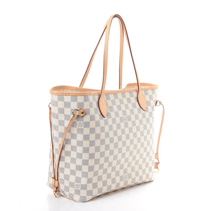 Louis Vuitton Damier Azur Neverfull MM 3 of 9