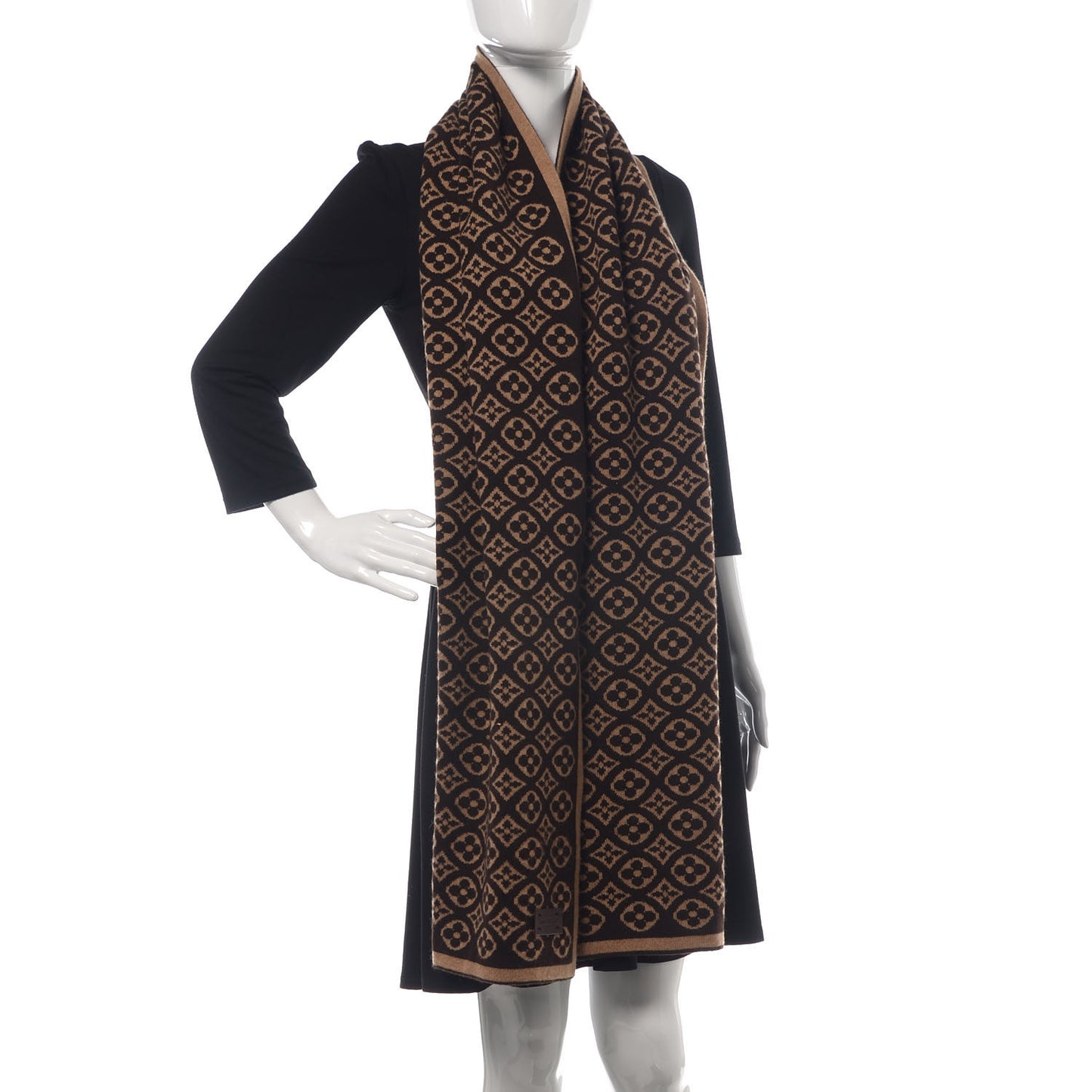 Cashmere Monogram Inventeur Scarf