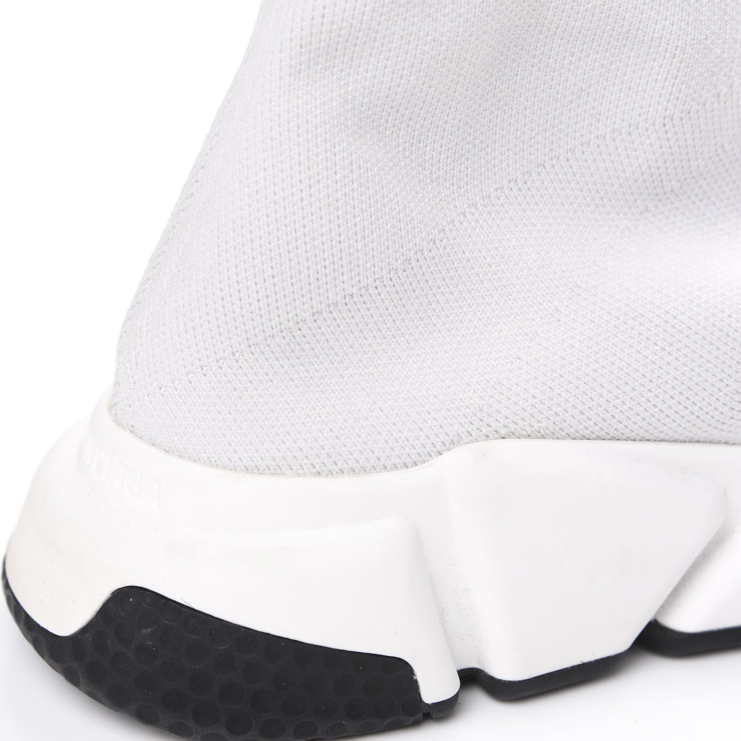 Balenciaga Neoprene Knit Womens Speed Sneakers 36 White 6 of 8