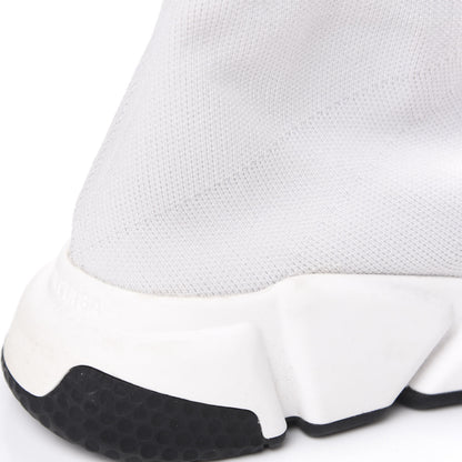 Balenciaga Neoprene Knit Womens Speed Sneakers 36 White 6 of 8