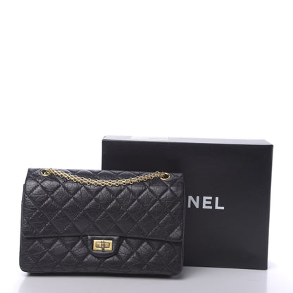 Chanel Aged Calfskin Quilted 2.55 Reissue 226 Flap Black 11 of 11