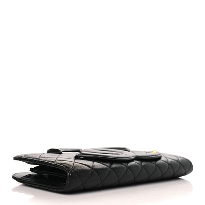 Chanel Lambskin Quilted Coco Midnight Clutch Black 4 of 10