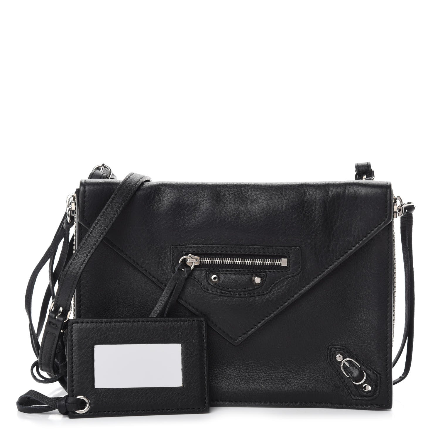 Balenciaga Veau Papier Triple XS Zip Around Crossbody Black 1 of 10