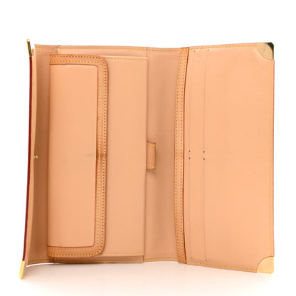 Louis Vuitton Monogram Cherry Blossom Porte Tresor International Wallet Brown 5 of 10
