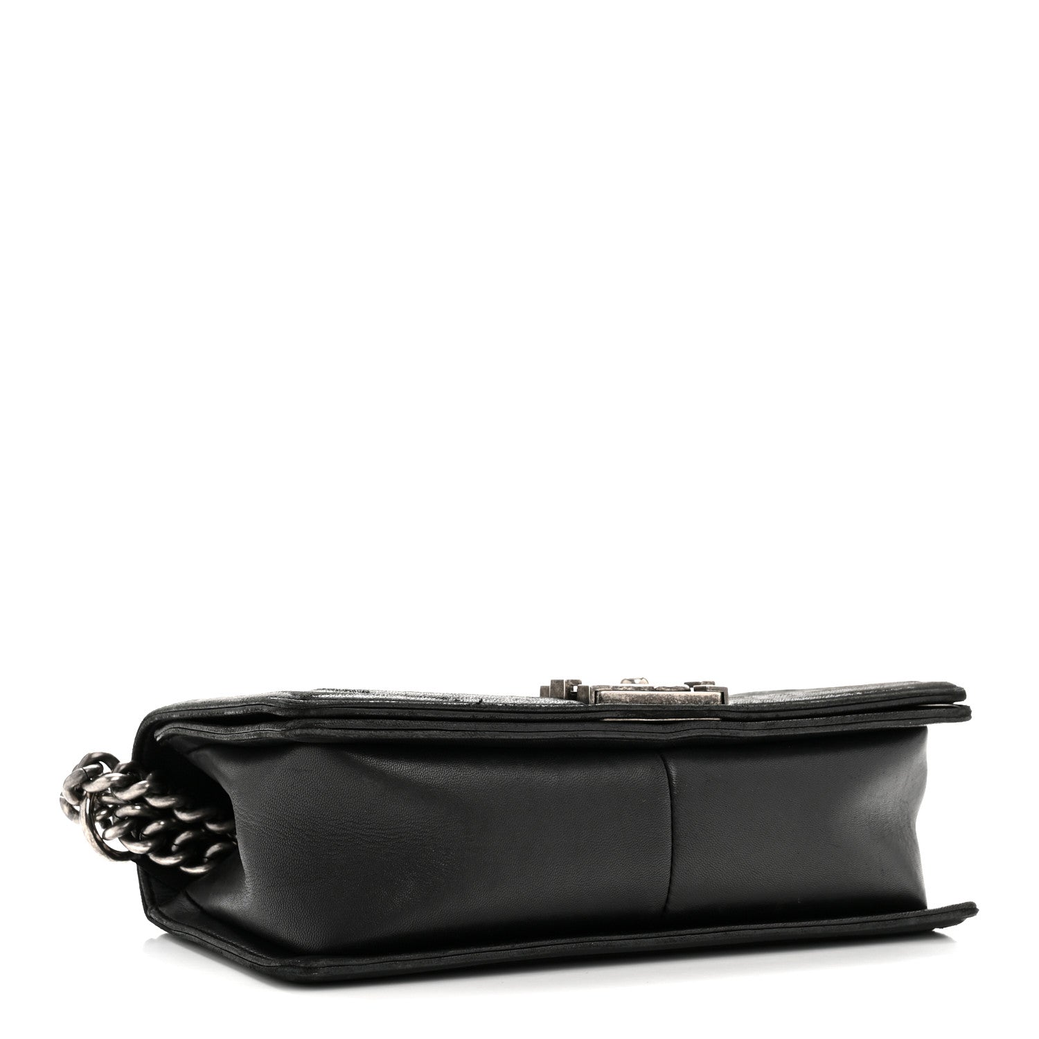 Chanel Lambskin Quilted Medium Boy Flap Black 4 of 16