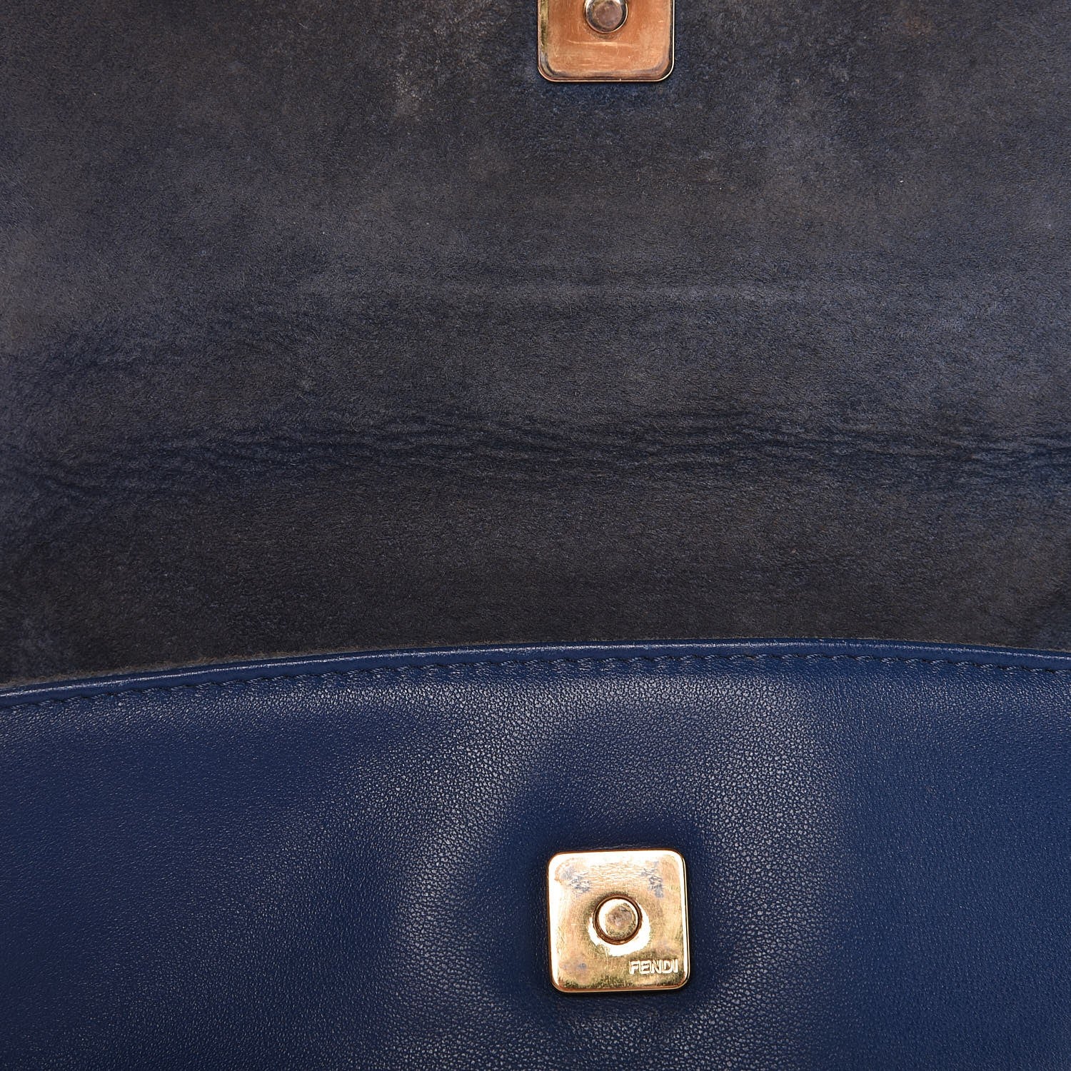 Fendi Nappa Fendista Pouchette Crossbody Iris 8 of 16