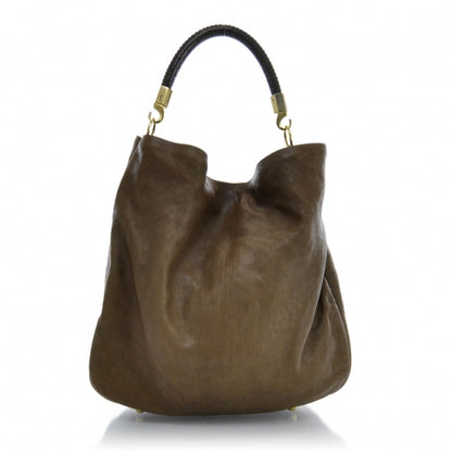 Saint Laurent Leather Large Roady Brown 1 of 12