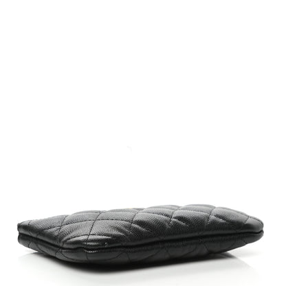 Chanel Caviar Quilted Small Cosmetic Case Black 4 of 9