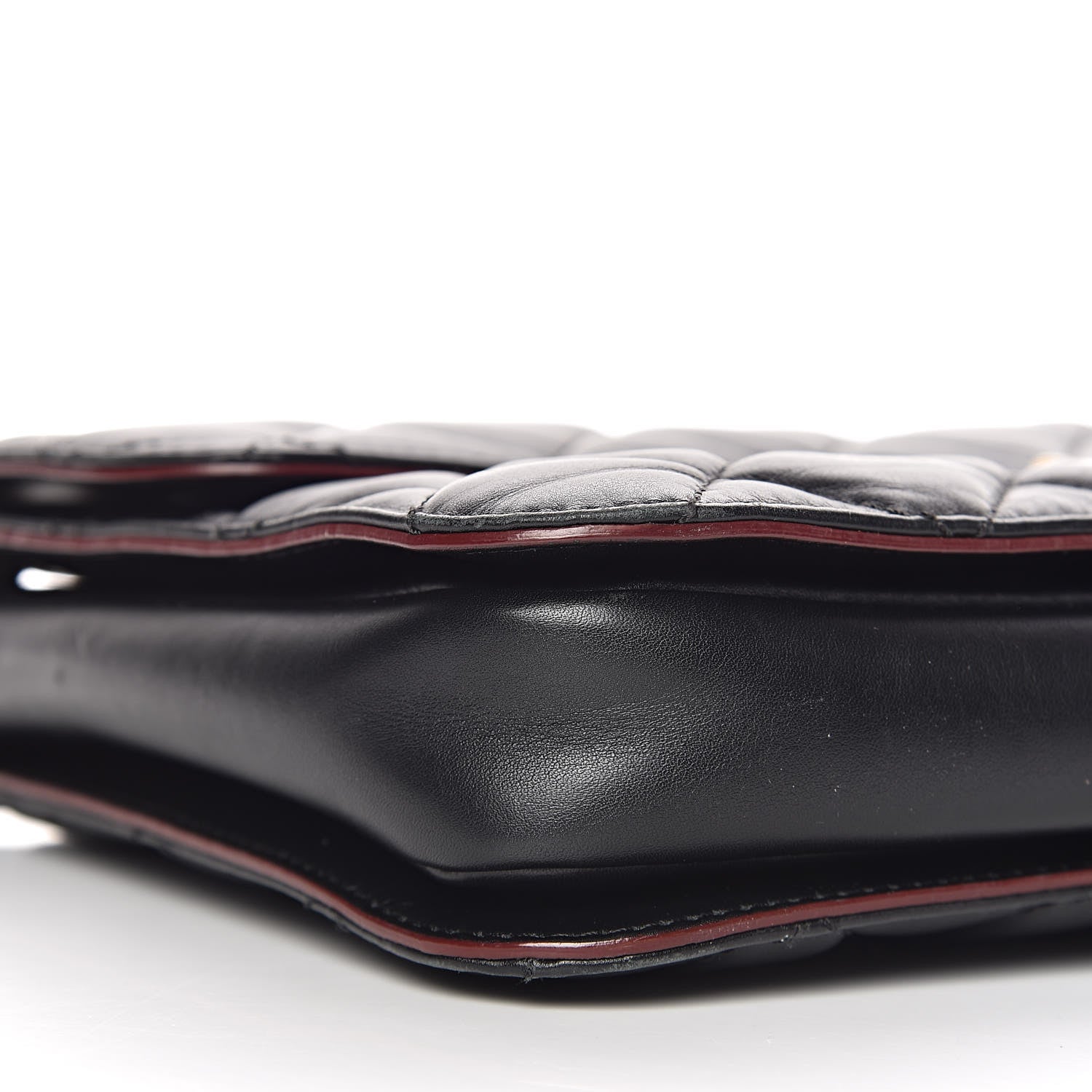 Chanel Calfskin Quilted Large Perfect Edge Flap Black 8 of 9