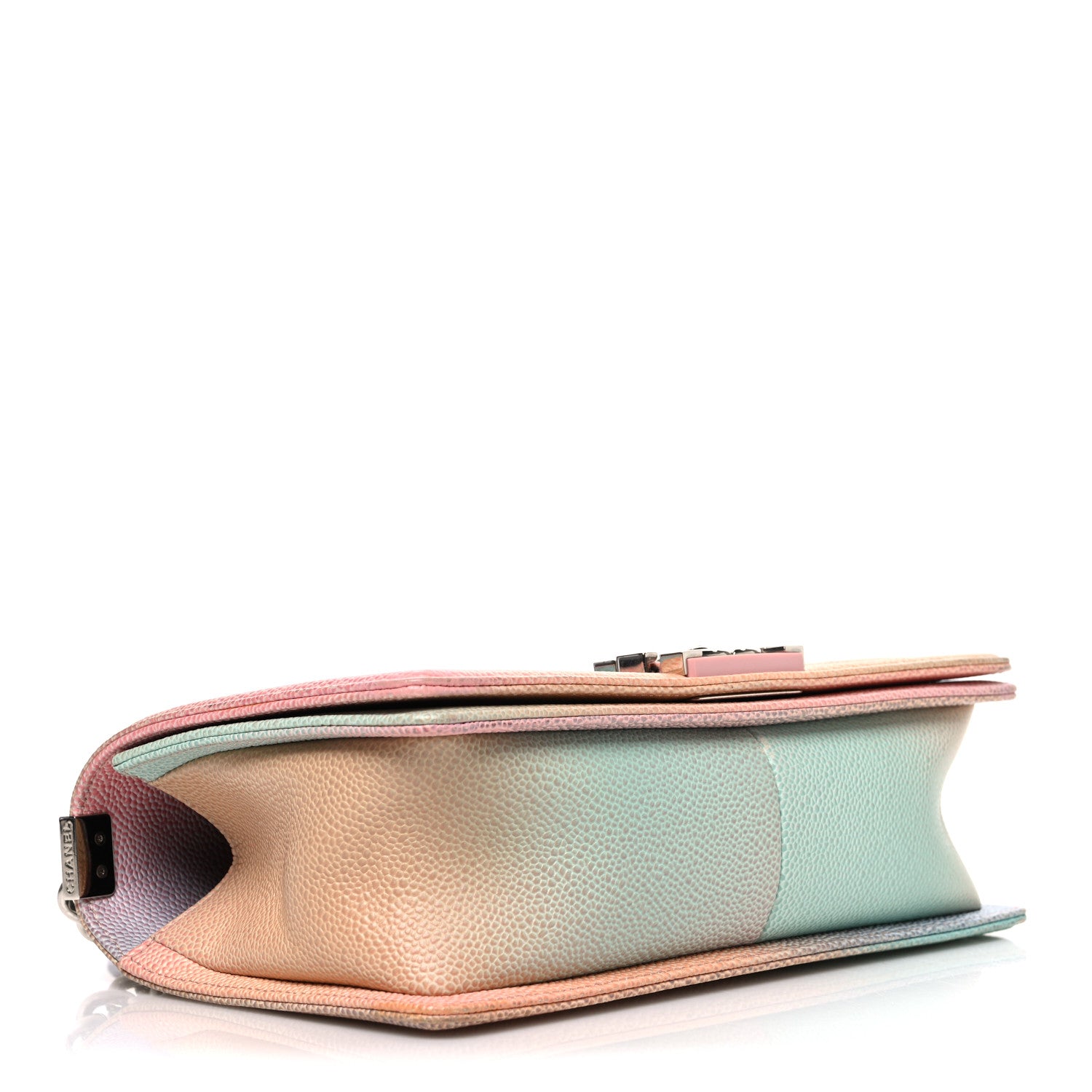 Chanel Caviar Quilted Medium Cuba Rainbow Boy Flap Multicolor 3 of 9