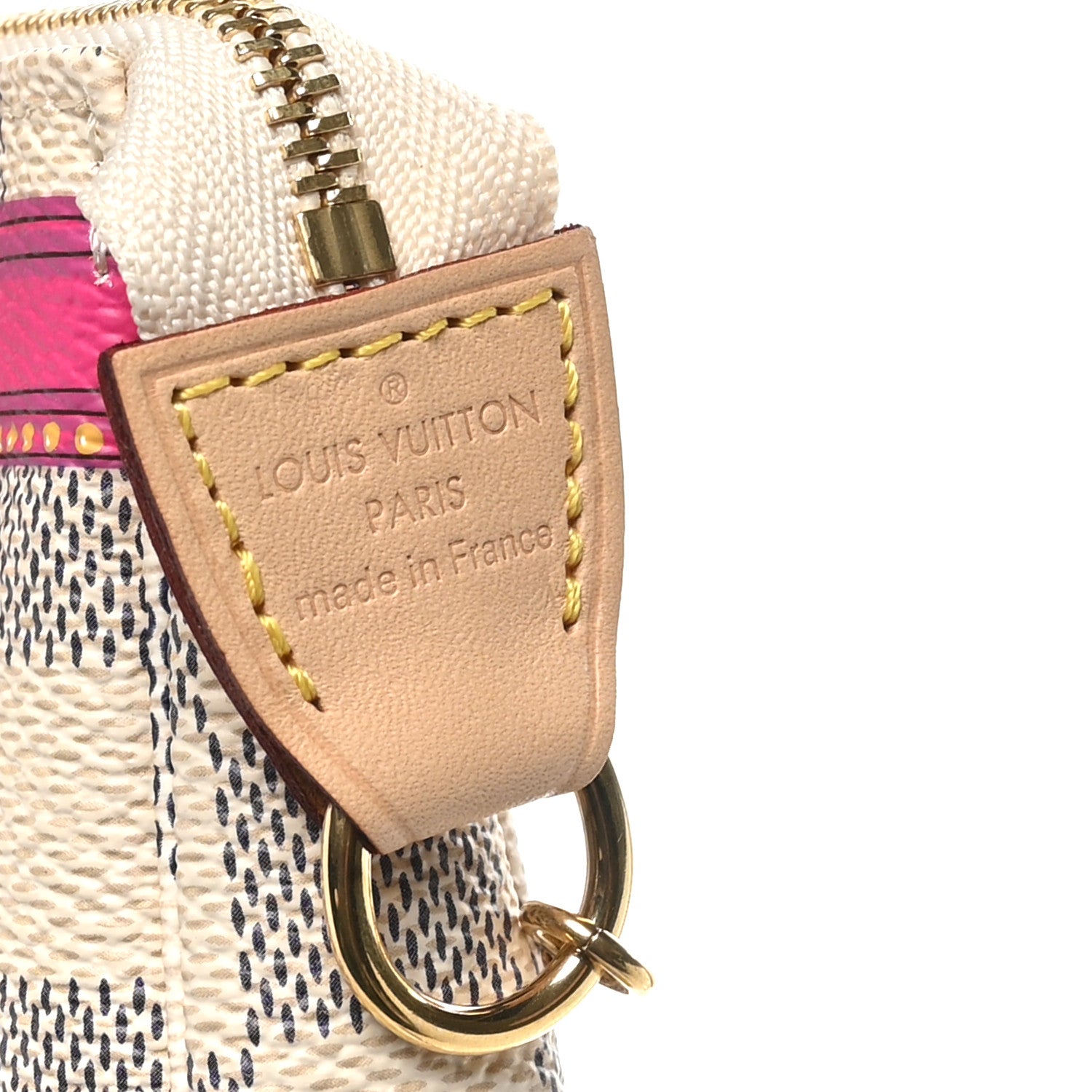 Louis Vuitton Damier Azur Summer Trunks Puerto Banus Mini Pochette Accessories 6 of 9