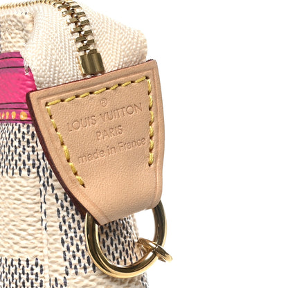 Louis Vuitton Damier Azur Summer Trunks Puerto Banus Mini Pochette Accessories 6 of 9