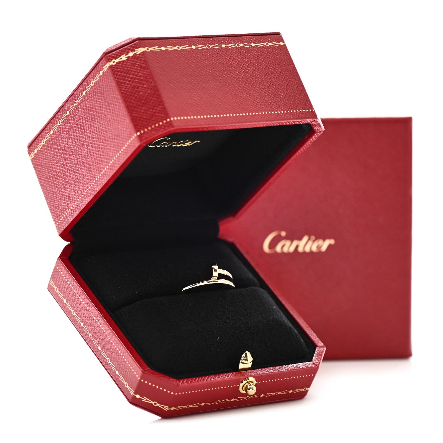 Cartier 18K Yellow Gold Small Juste Un Clou Ring 54 6.75 5 of 5
