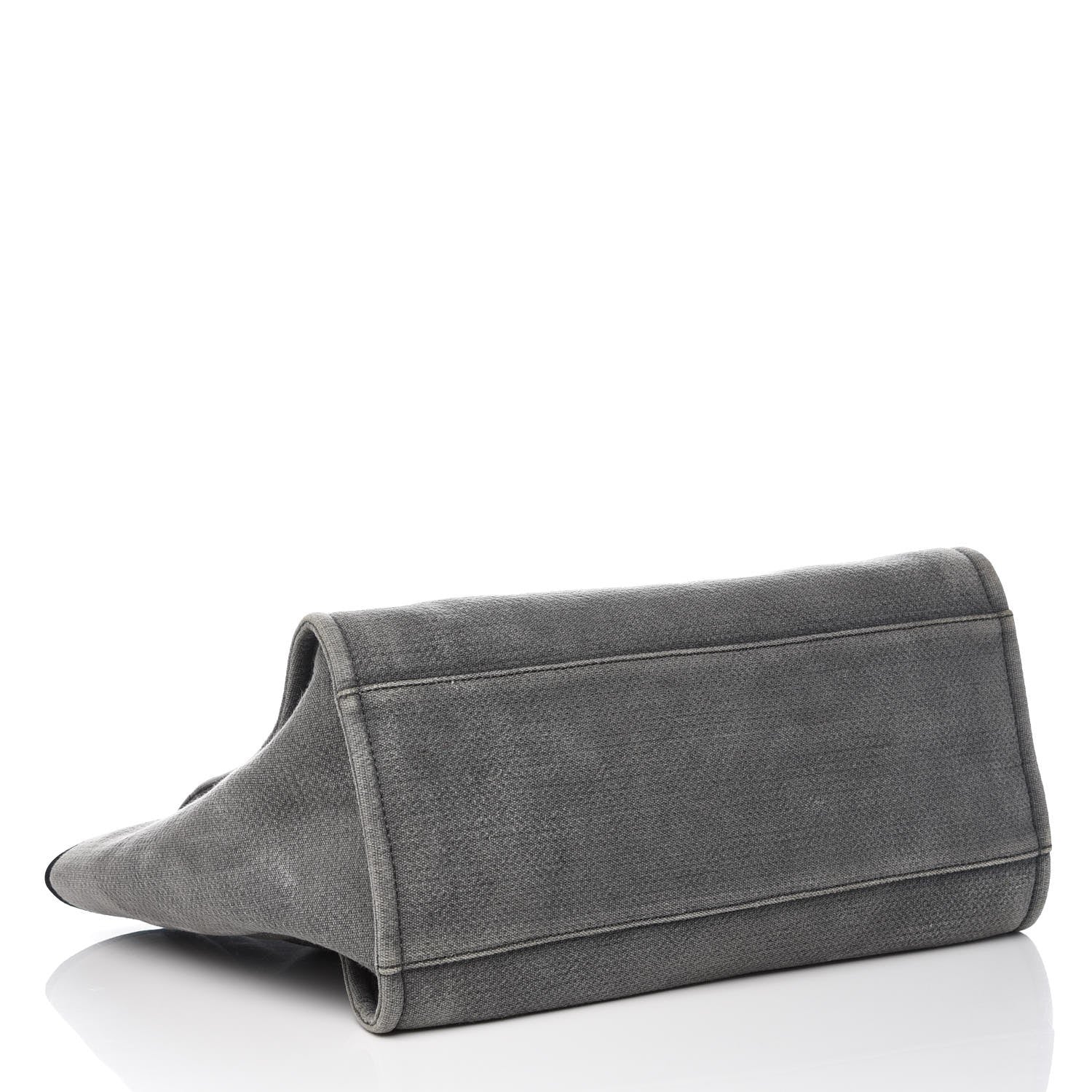 Chanel Canvas Deauville Large Tote Grey 5 of 15