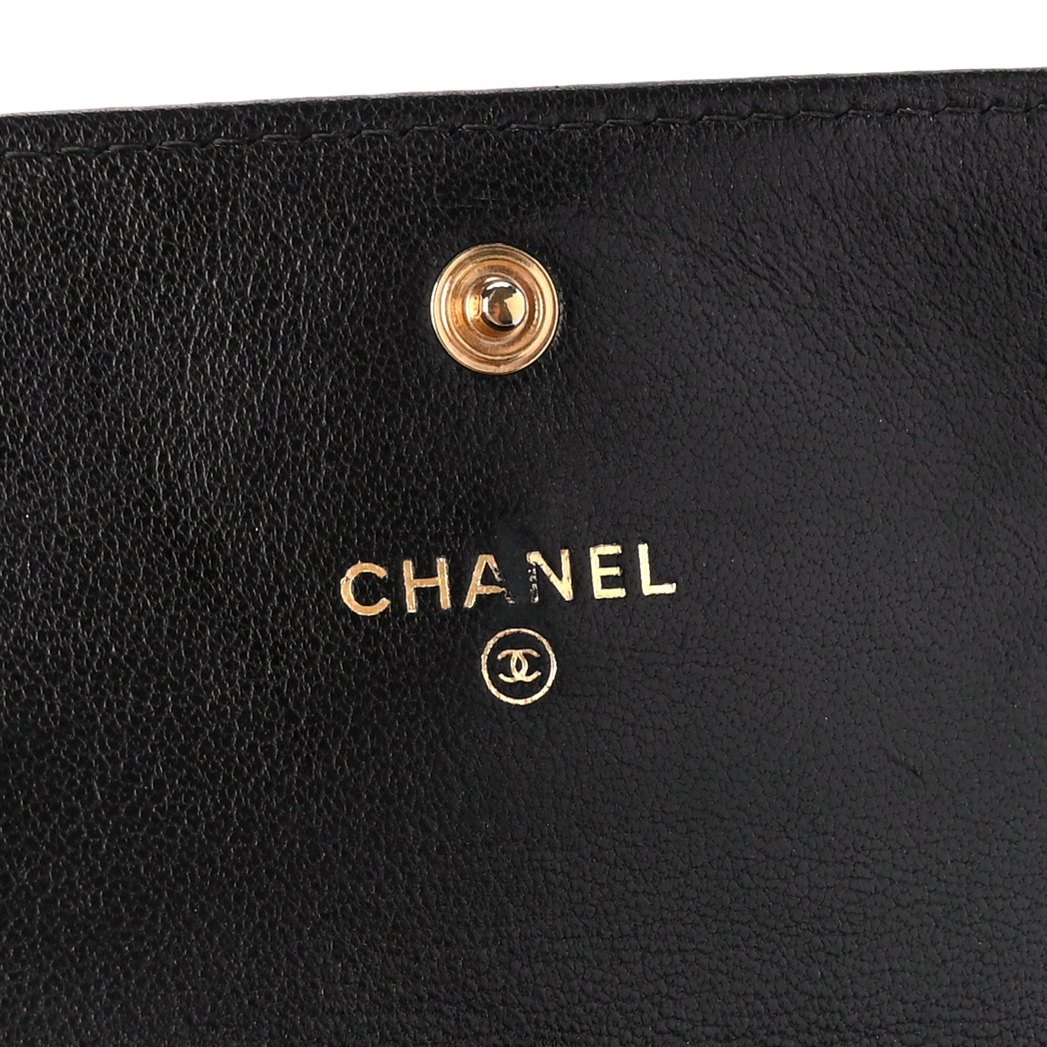 Chanel Lambskin Quilted Medium Chanel 19 Flap Wallet Black 6 of 12