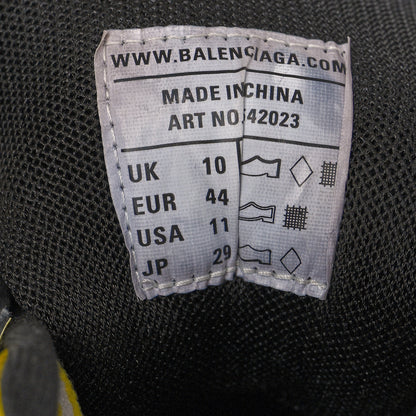 Balenciaga Mesh Nylon Mens Track Sneakers 44 Yellow Black White 7 of 7