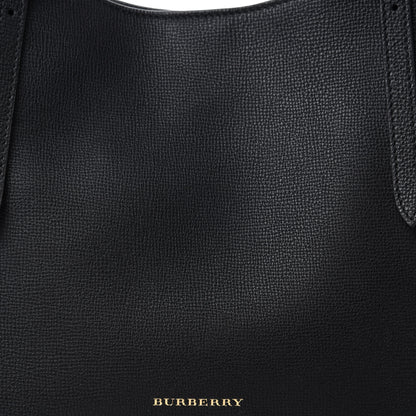 Burberry Grainy Calfskin House Check Small Canterbury Black 11 of 11