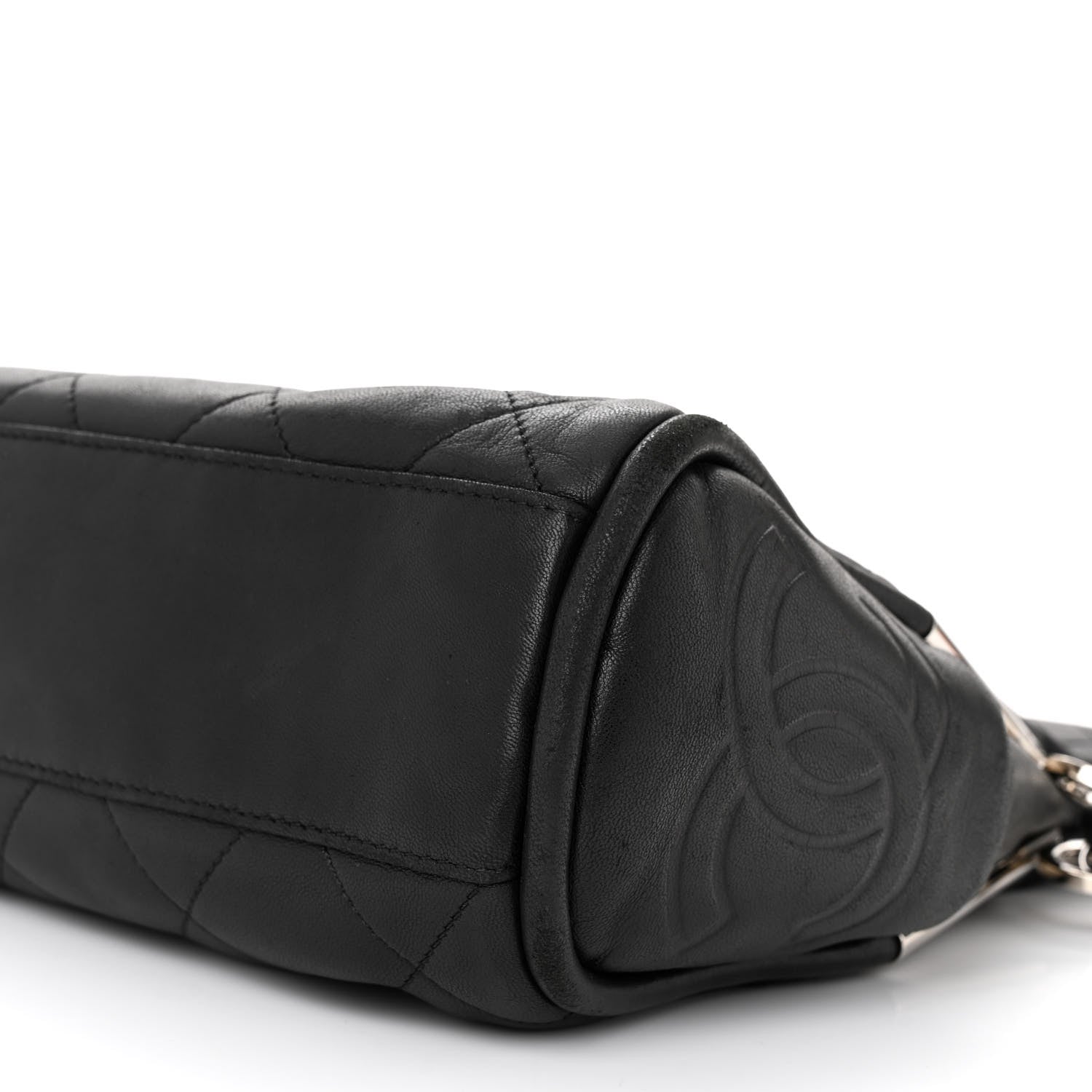 Chanel Lambskin Stitched Medium Ultimate Soft Tote Black 11 of 12