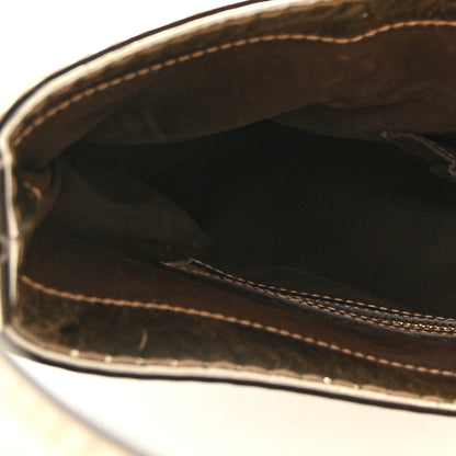Gucci Metallic Guccissima Queen Bow Hobo Platinum 5 of 24