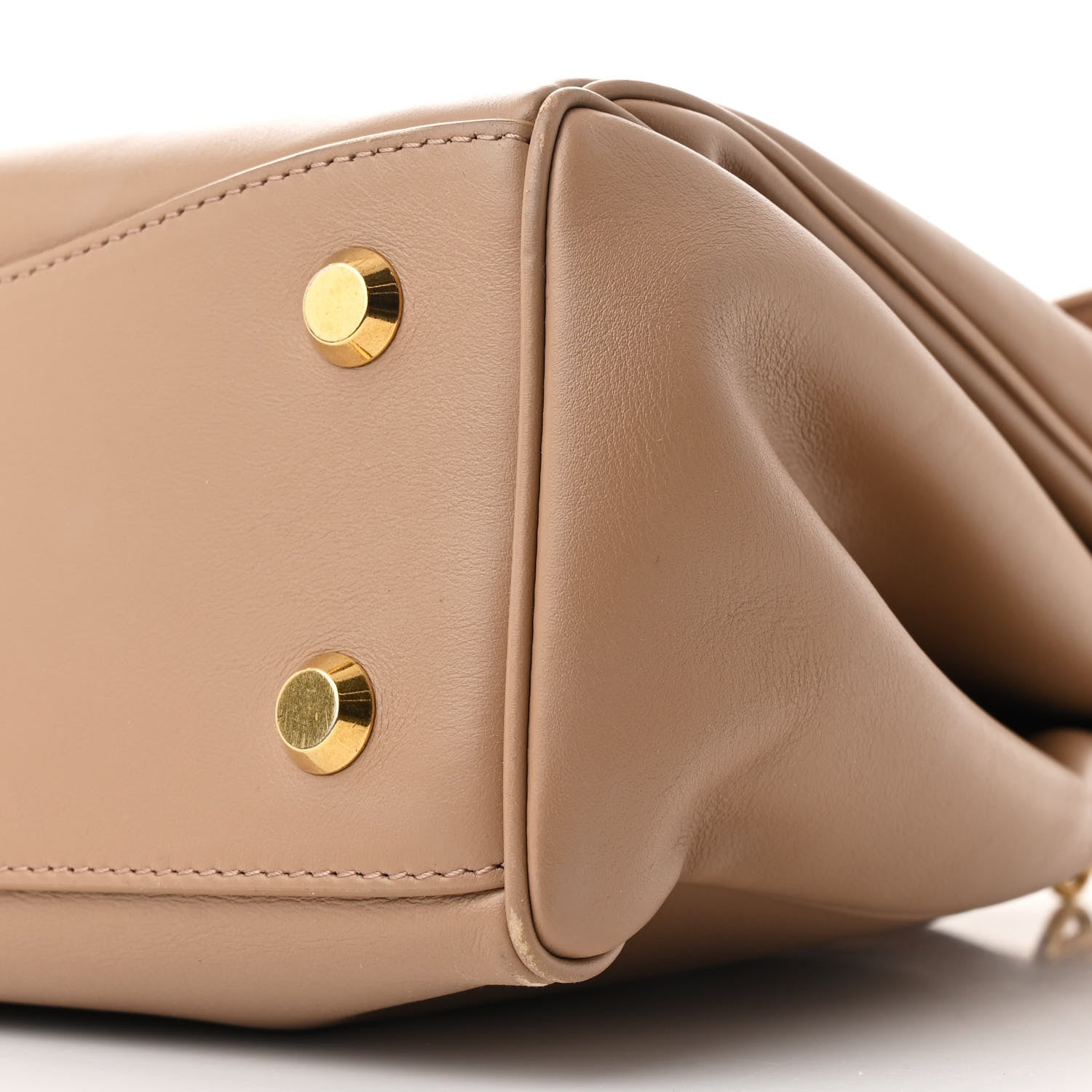 Balenciaga Natural Smooth Calfskin Medium Rodeo Top Handle Handbag Latte 10 of 12