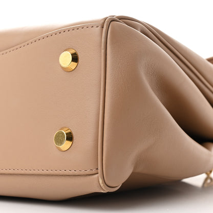 Balenciaga Natural Smooth Calfskin Medium Rodeo Top Handle Handbag Latte 10 of 12
