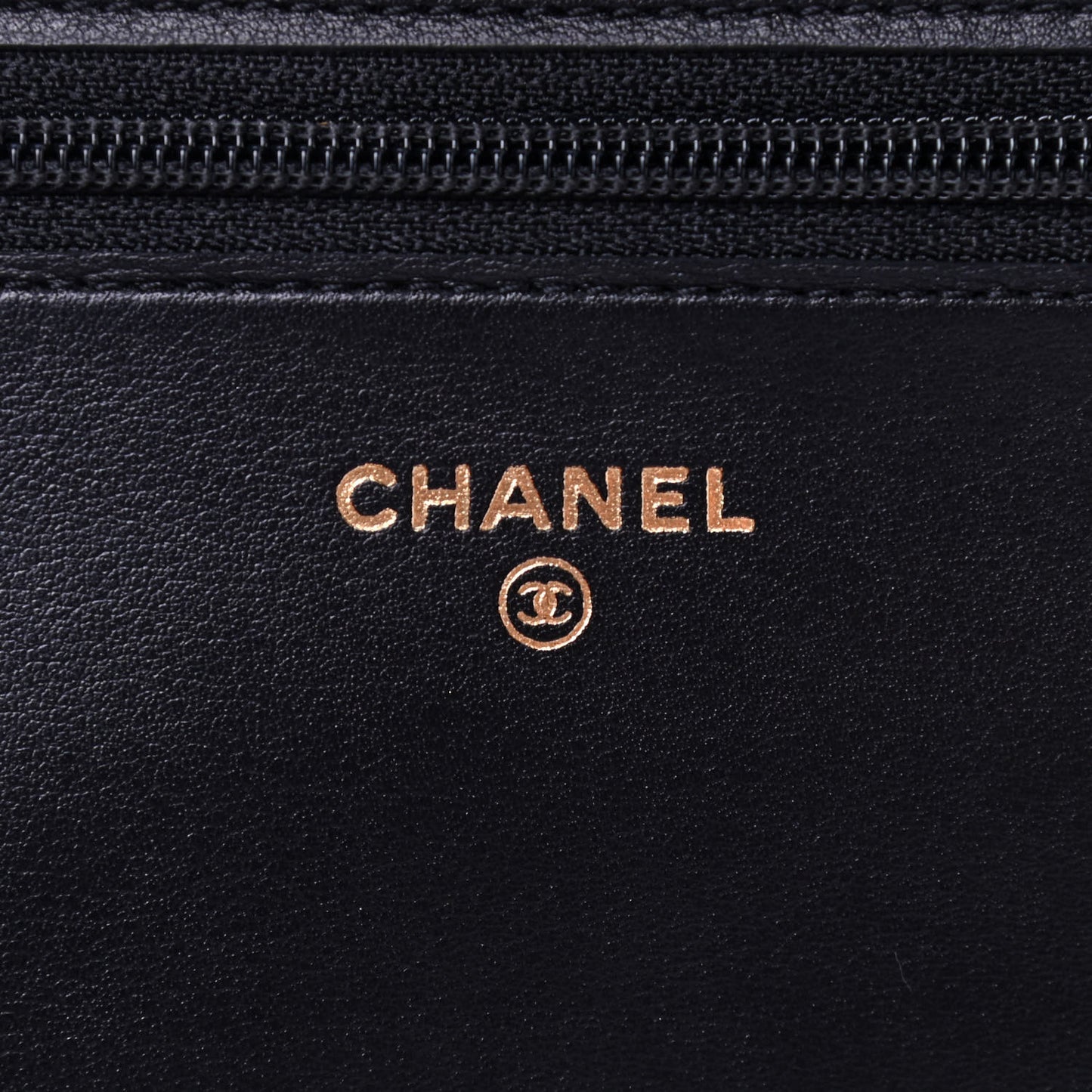 Caviar Quilted Boy Wallet On Chain WOC Black