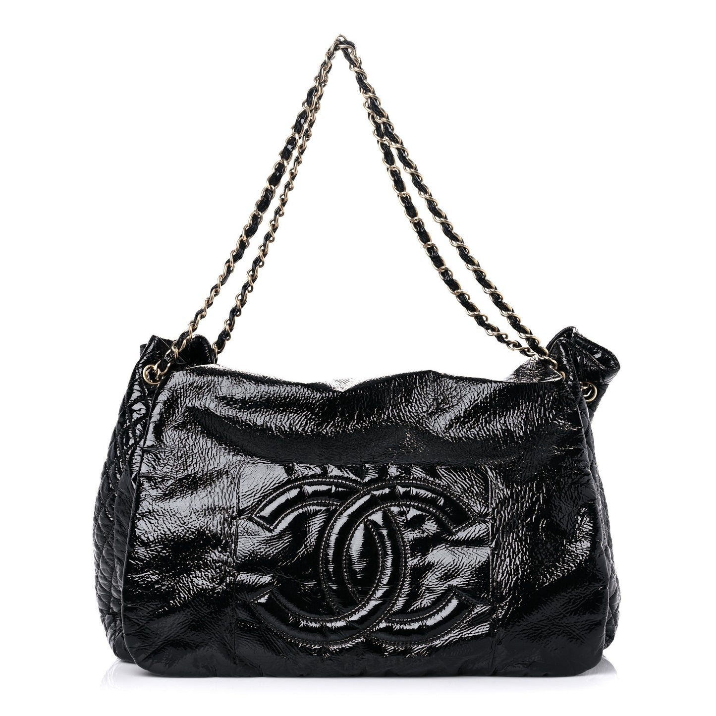 Vinyl XL Rock and Chain Flap Black