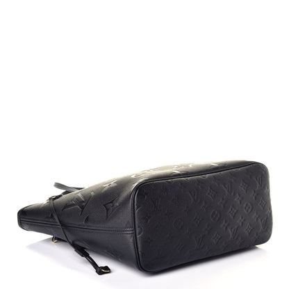 Louis Vuitton Empreinte Monogram Giant Neverfull MM Black 9 of 22