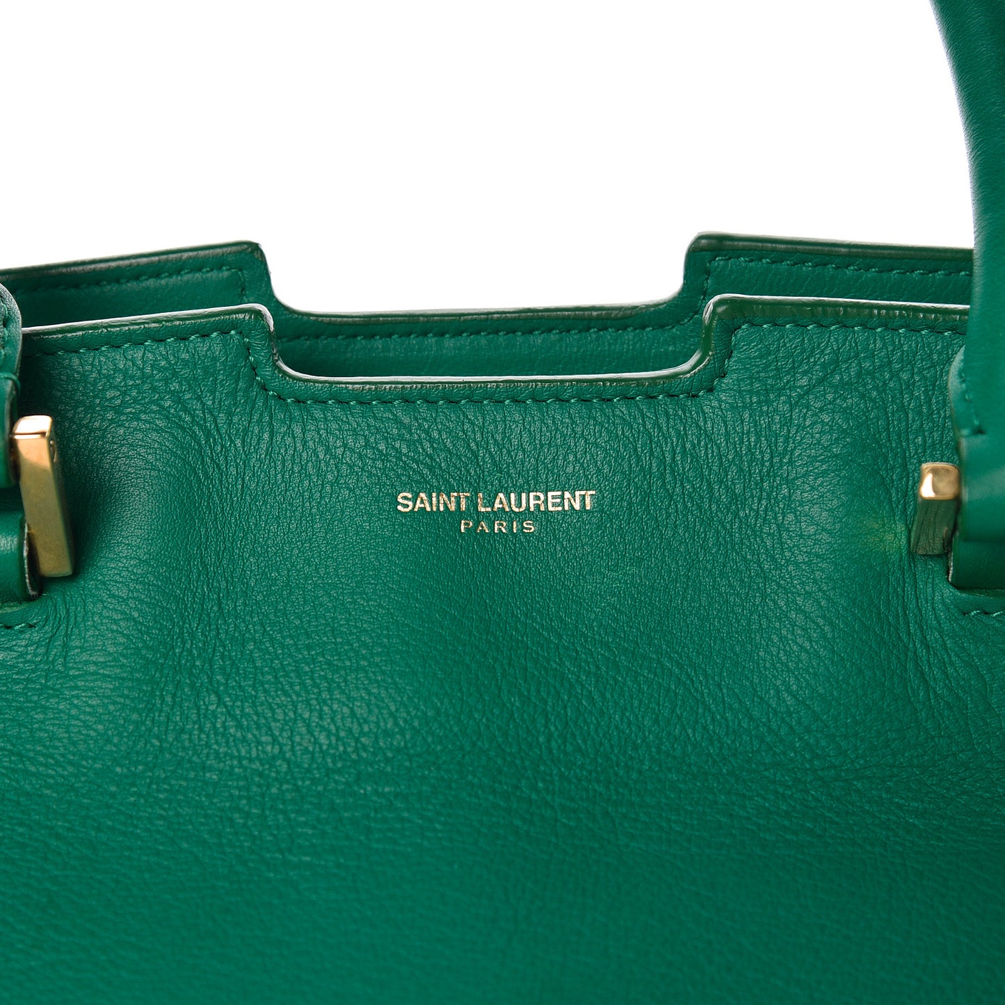 Calfskin Medium Classic Y Cabas Green