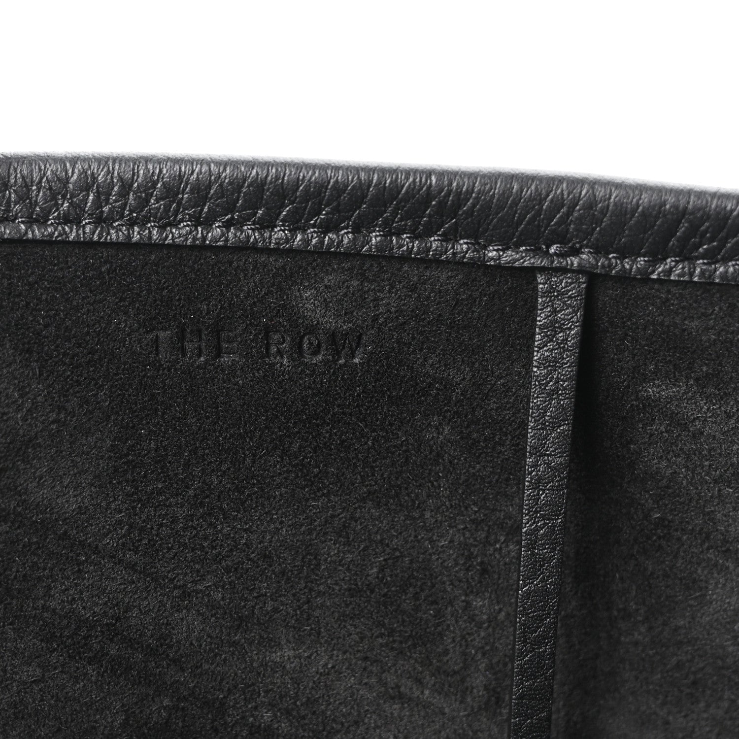 The Row Grained Calfskin Park Tote Three Black 7 of 11