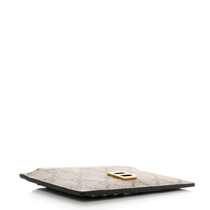 Gucci X BALENCIAGA GG Supreme Monogram Zip Card Case Beige Ebony 4 of 7