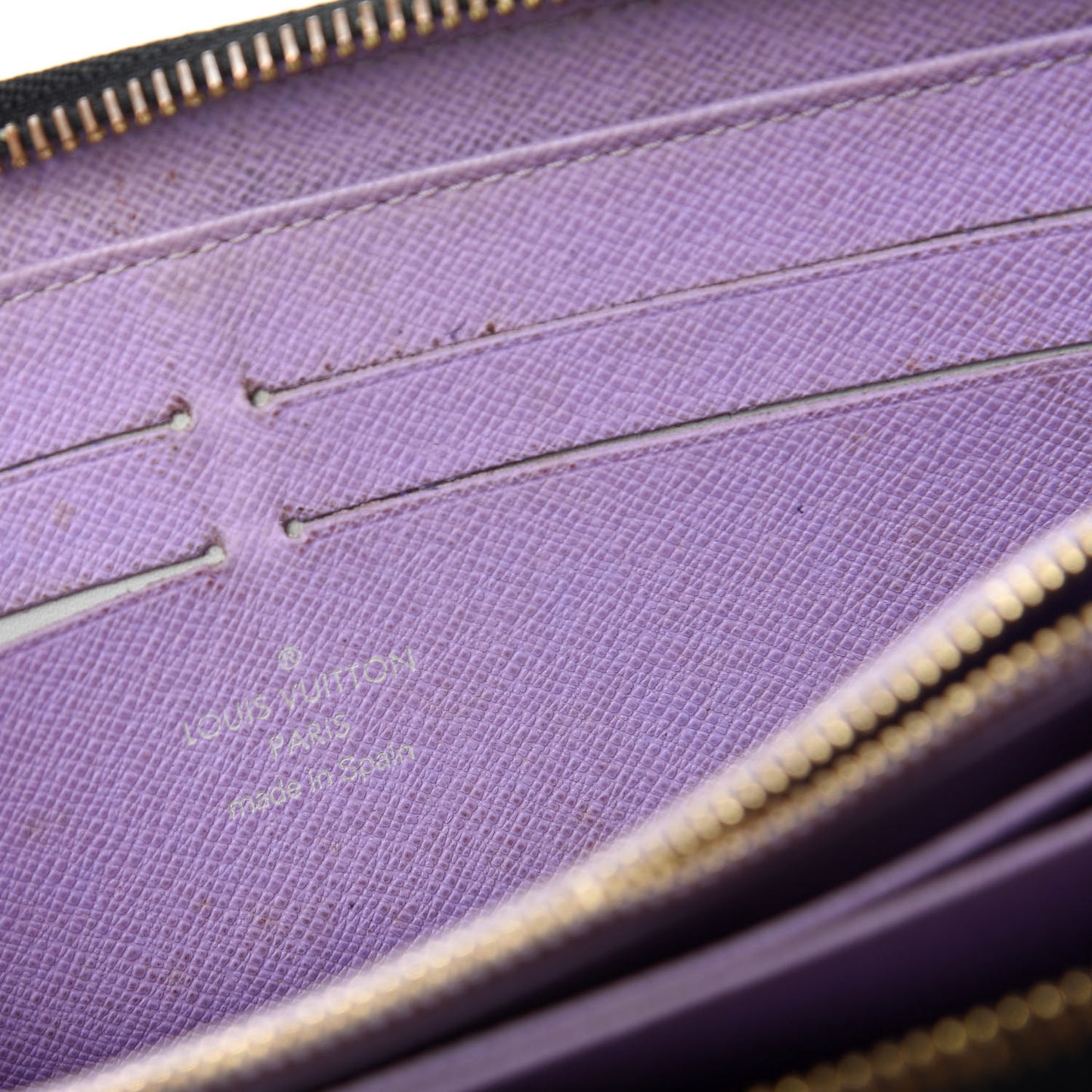 Monogram Multicolor Zippy Wallet Black Violet