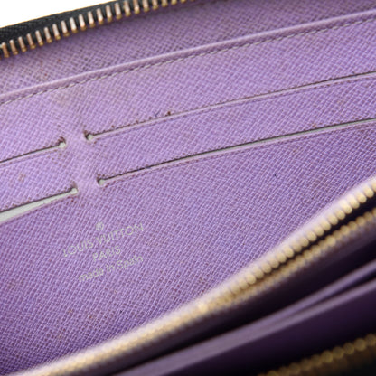 Louis Vuitton Monogram Multicolor Zippy Wallet Black Violet 6 of 11