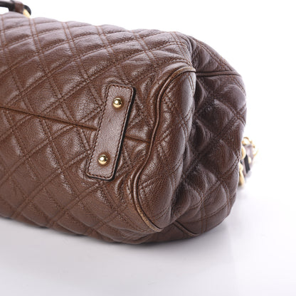 Marc Jacobs Calfskin Quilted Stam Brown 8 of 8