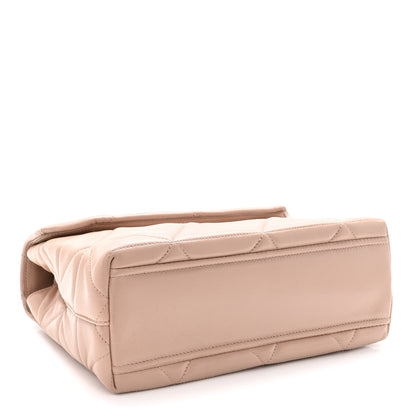 Prada Nappa Triangle Stitched Large Spectrum Bag Cipria 4 of 9