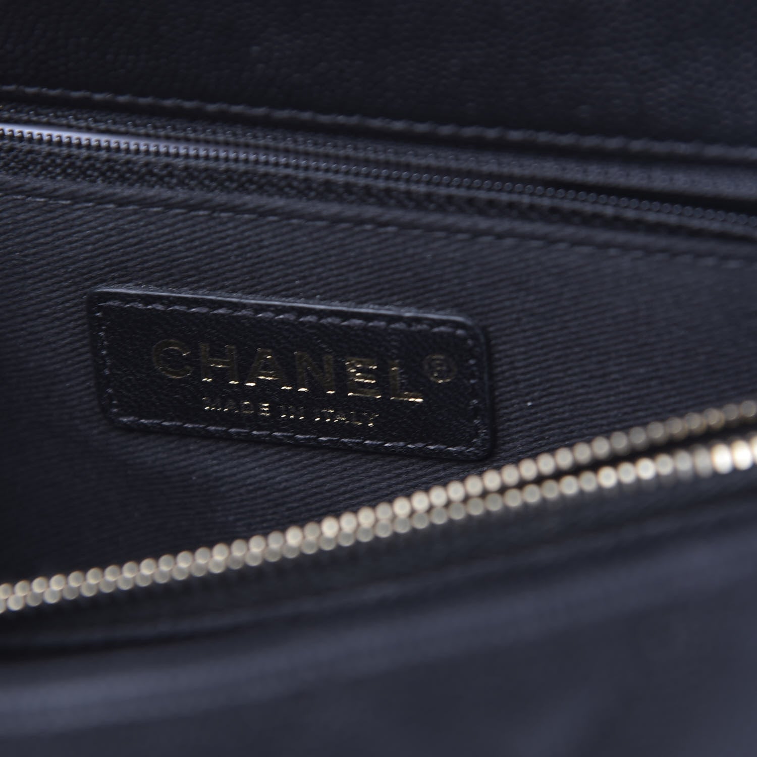Chanel Caviar Lizard Embossed Quilted Small Coco Handle Flap Black 6 of 11