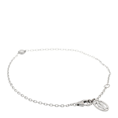 Cartier 18K White Gold Diamond SM D'Amour Bracelet 2 of 4