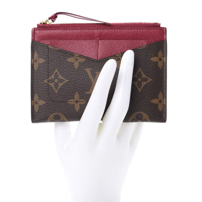 Louis Vuitton Monogram Zipped Card Holder Fuchsia 2 of 6