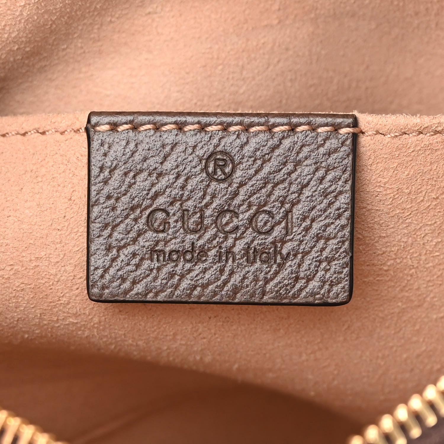 Gucci GG Supreme Monogram Web Mini Ophidia Shoulder Bag Brown 6 of 14