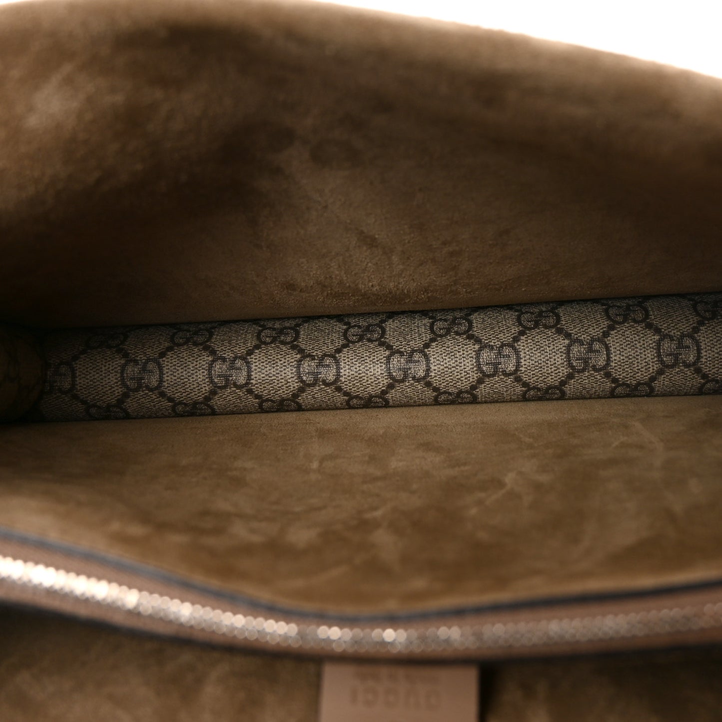 GG Supreme Monogram Medium Dionysus Shoulder Bag Taupe