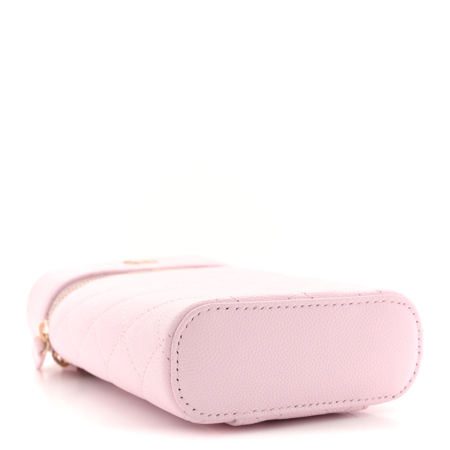 Chanel Caviar Quilted Phone Holder With Chain Light Pink 4 of 11