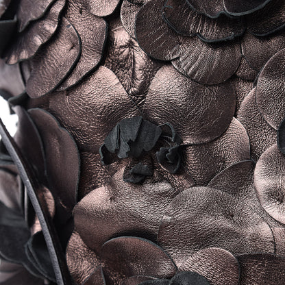 Valentino Garavani Metallic Nappa Floral Tote 9 of 16