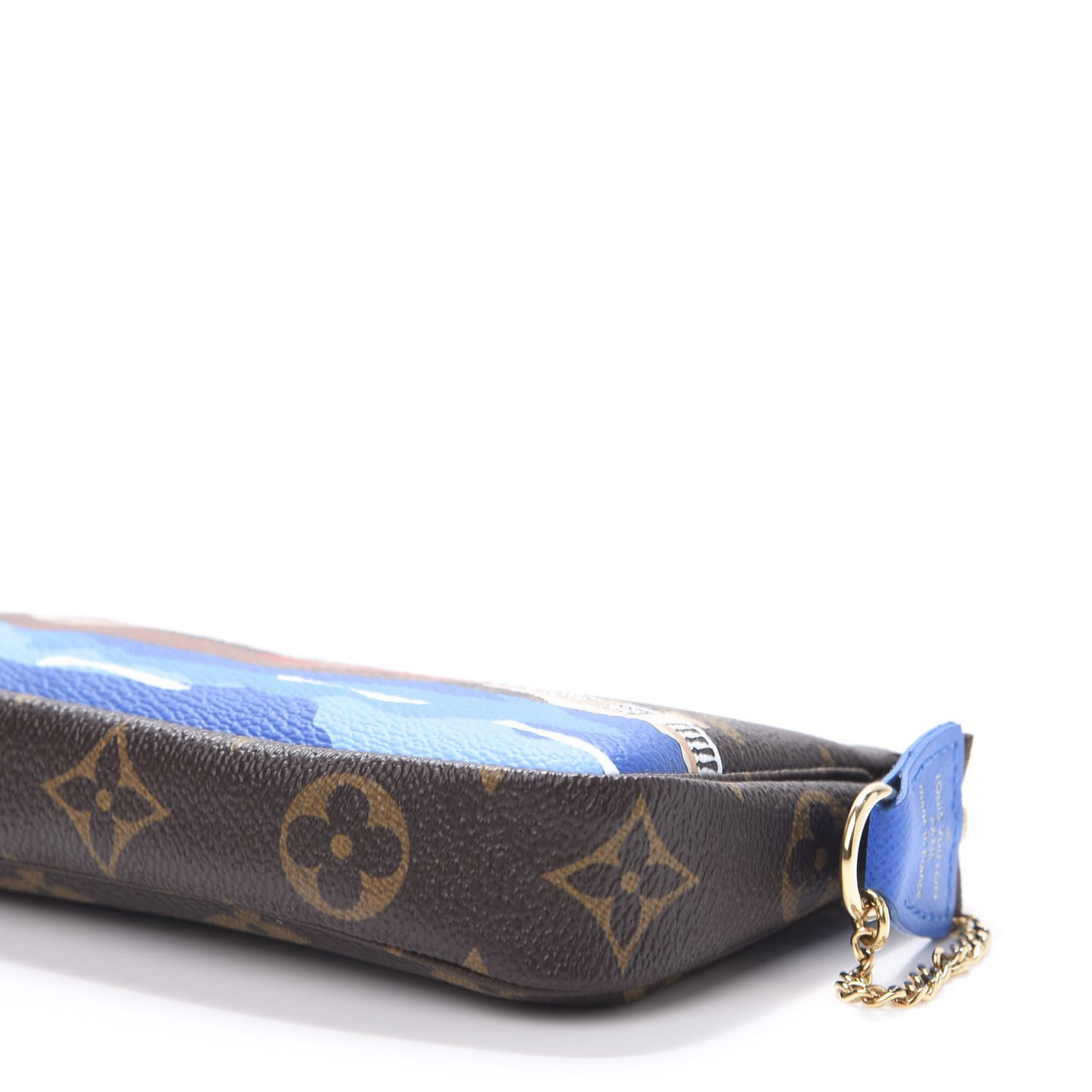 Monogram 2019 Christmas Animation Mini Venice Pochette Accessories Blue