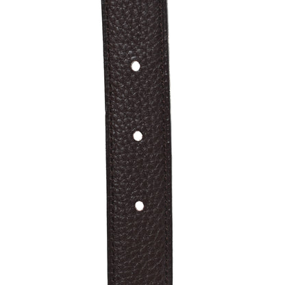 Hermes Box Togo 18mm H Belt 90 Black Chocolate 4 of 5